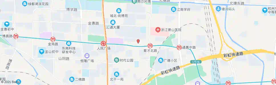 杭州汇德隆家电广场_公交站地图_杭州公交_妙搜公交查询2024