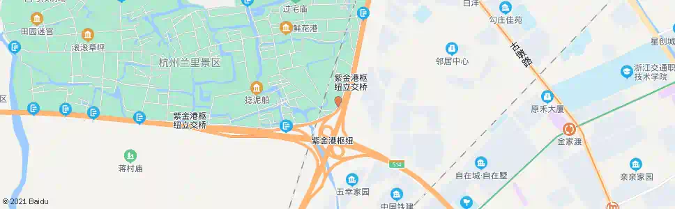 杭州九堡童家坝_公交站地图_杭州公交_妙搜公交查询2024