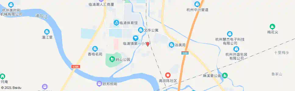 杭州临浦加油站_公交站地图_杭州公交_妙搜公交查询2024