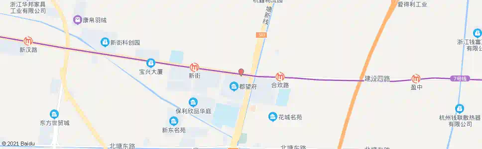 杭州府前桥_公交站地图_杭州公交_妙搜公交查询2024