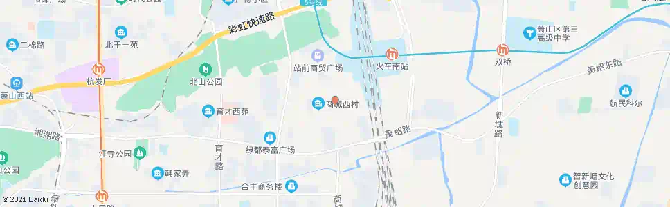 杭州萧山旧货市场_公交站地图_杭州公交_妙搜公交查询2024