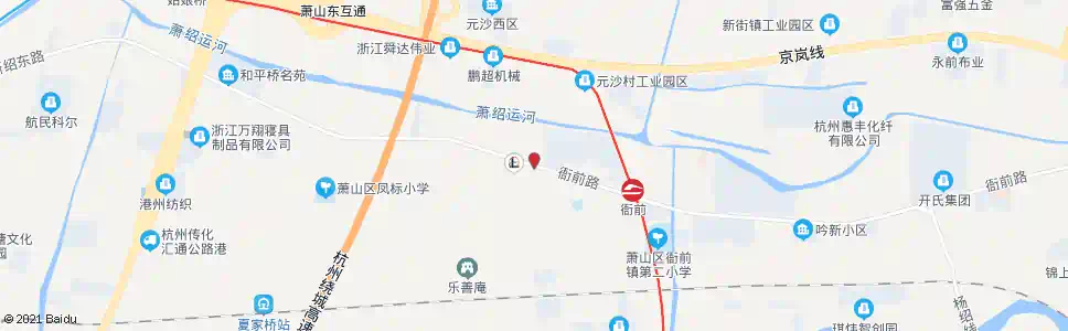 杭州南庄王_公交站地图_杭州公交_妙搜公交查询2024