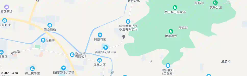 杭州凤凰山庄_公交站地图_杭州公交_妙搜公交查询2024