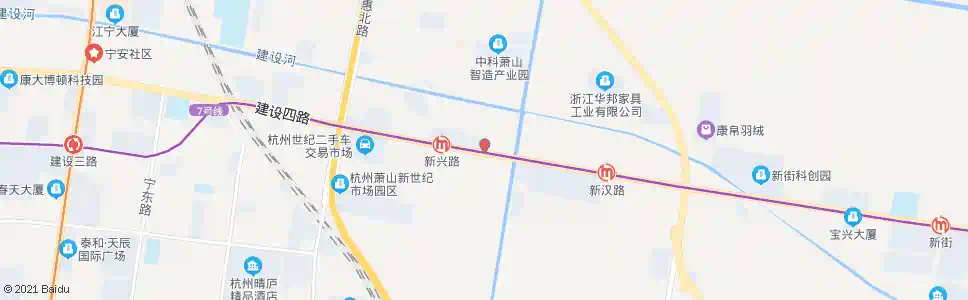 杭州新华村_公交站地图_杭州公交_妙搜公交查询2024