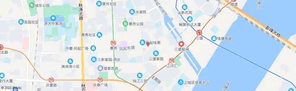 杭州凤起东路三新路口_公交站地图_杭州公交_妙搜公交查询2024