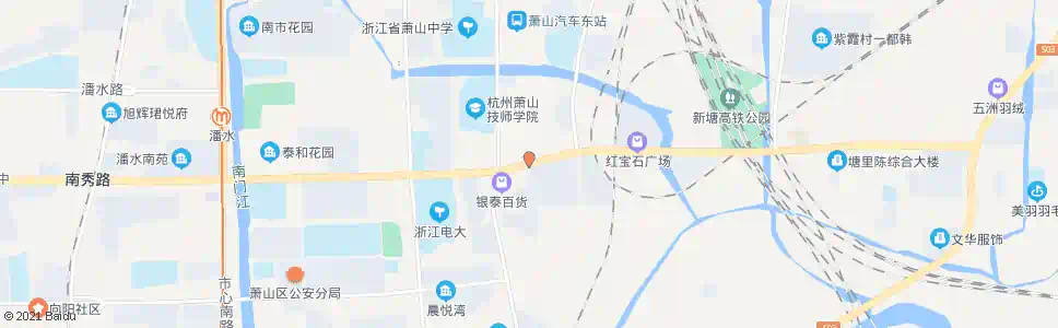 杭州南环路通惠路口_公交站地图_杭州公交_妙搜公交查询2024