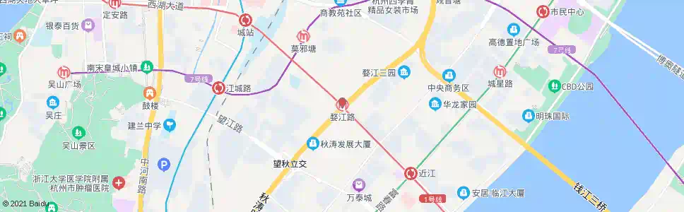 杭州婺江路站_公交站地图_杭州公交_妙搜公交查询2024