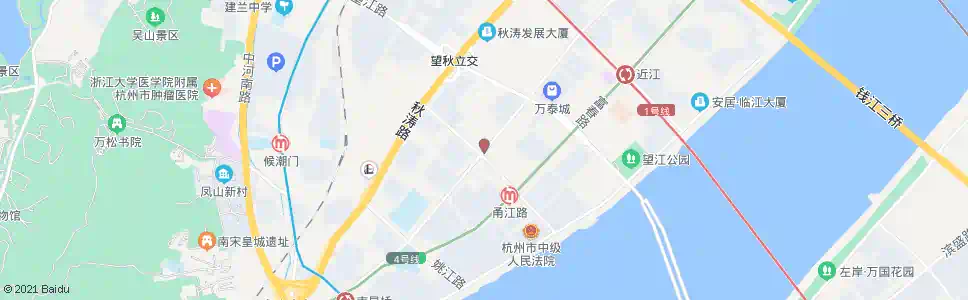 杭州钱江路甬江路口_公交站地图_杭州公交_妙搜公交查询2024