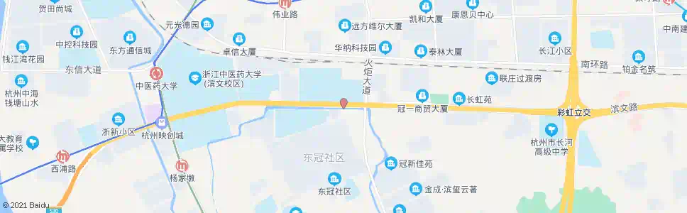 杭州滨文中心站_公交站地图_杭州公交_妙搜公交查询2024