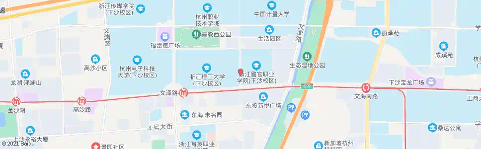 杭州文溯路二号大街口_公交站地图_杭州公交_妙搜公交查询2024