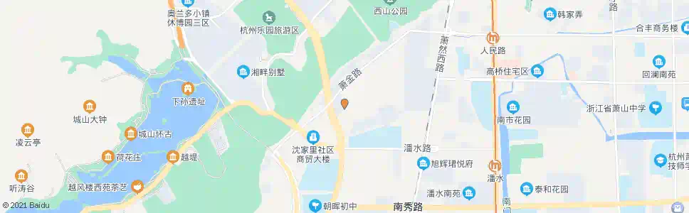 杭州萧山劳务市场_公交站地图_杭州公交_妙搜公交查询2024