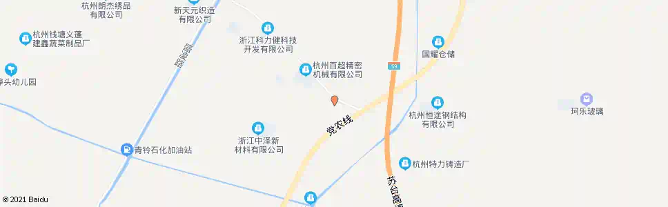 杭州共和村北_公交站地图_杭州公交_妙搜公交查询2024