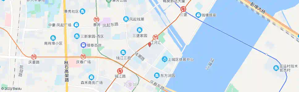 杭州钱塘卫生服务站_公交站地图_杭州公交_妙搜公交查询2024