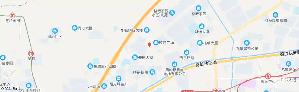 杭州三村社区东_公交站地图_杭州公交_妙搜公交查询2024