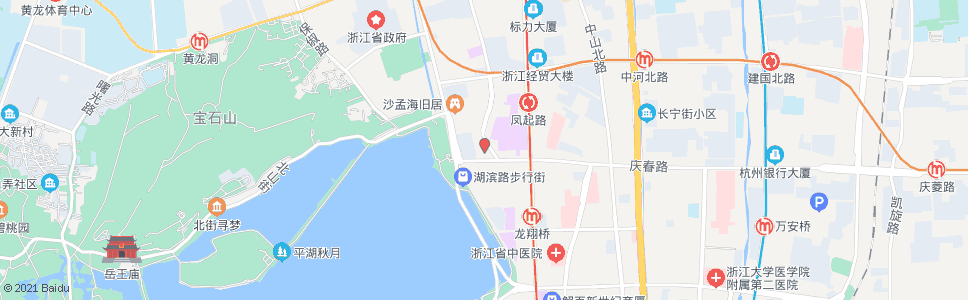 杭州六公园_公交站地图_杭州公交_妙搜公交查询2024