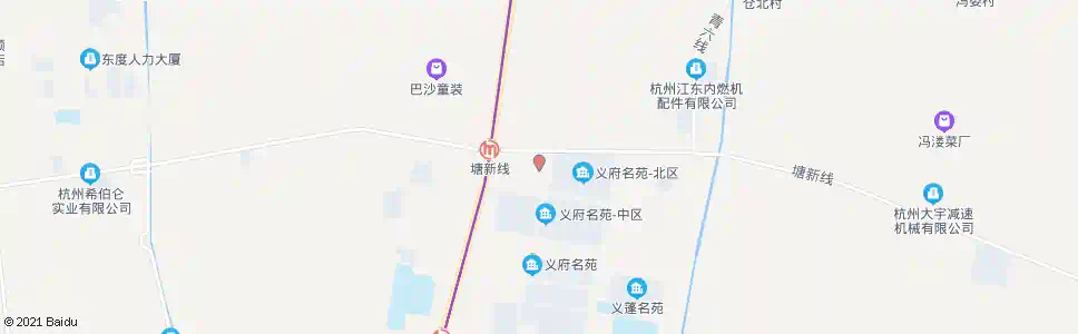 杭州金星村(萧山区)_公交站地图_杭州公交_妙搜公交查询2024