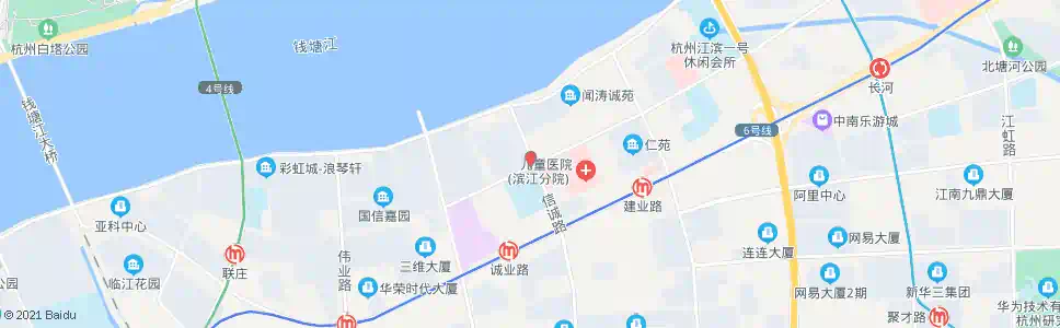 杭州滨盛路信诚路口_公交站地图_杭州公交_妙搜公交查询2024