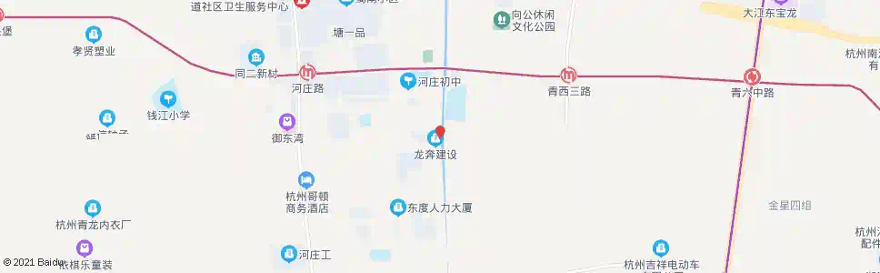 杭州河中桥_公交站地图_杭州公交_妙搜公交查询2024