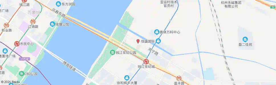 杭州鸿宁路公交站_公交站地图_杭州公交_妙搜公交查询2024