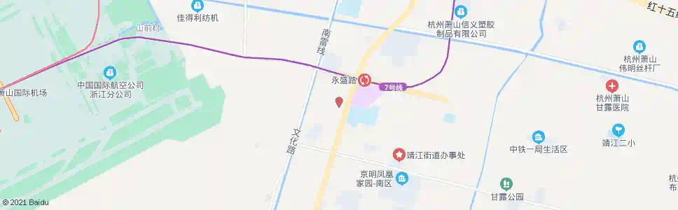 杭州永盛集团_公交站地图_杭州公交_妙搜公交查询2024