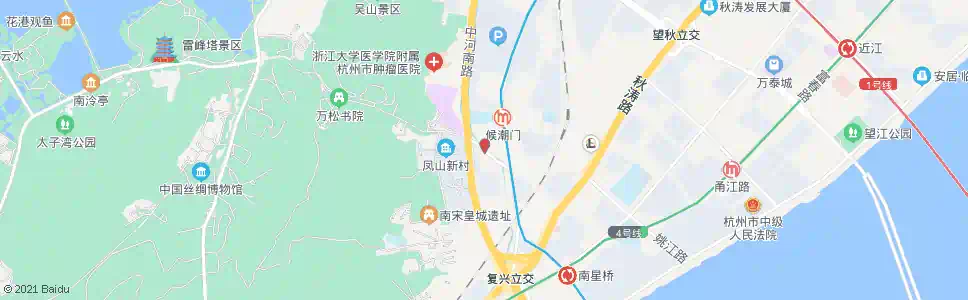 杭州凤山门_公交站地图_杭州公交_妙搜公交查询2024