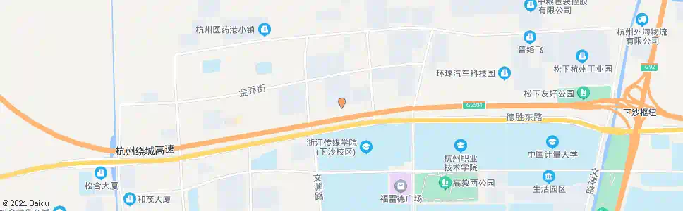 杭州松乔街文渊北路口_公交站地图_杭州公交_妙搜公交查询2024