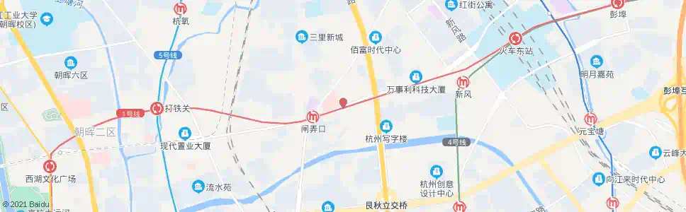 杭州闻皇庙_公交站地图_杭州公交_妙搜公交查询2024