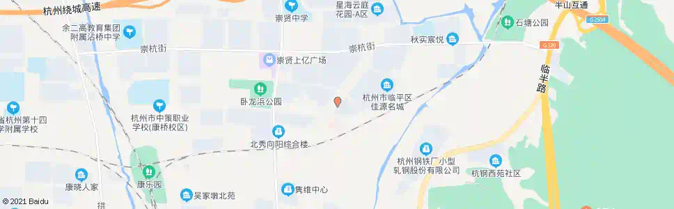 杭州星海路龙腾街口_公交站地图_杭州公交_妙搜公交查询2024