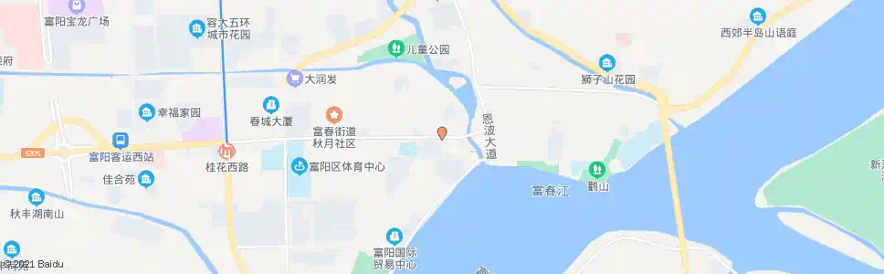 杭州桂花西路(西堤路口)_公交站地图_杭州公交_妙搜公交查询2024