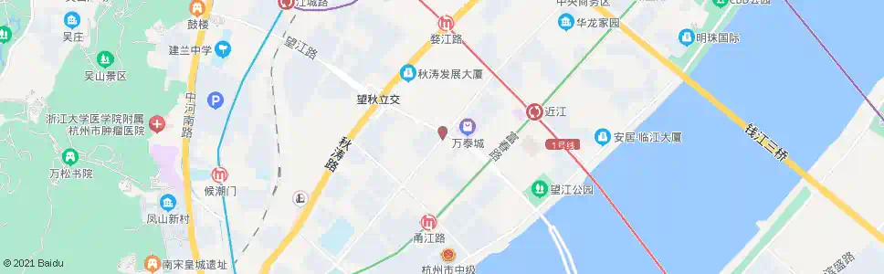 杭州钱江路望江东路口_公交站地图_杭州公交_妙搜公交查询2024