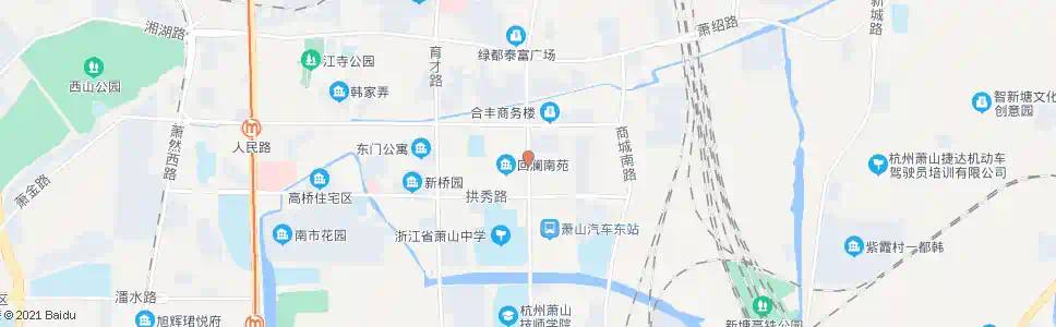 杭州通惠路拱秀路口_公交站地图_杭州公交_妙搜公交查询2024