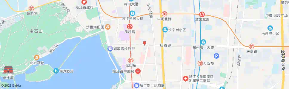 杭州庆春路浣纱路口_公交站地图_杭州公交_妙搜公交查询2024