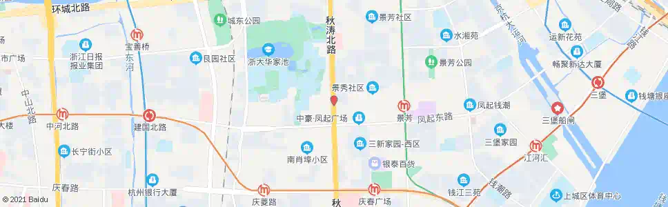 杭州景芳亭_公交站地图_杭州公交_妙搜公交查询2024