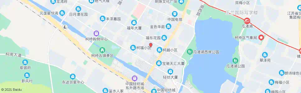 杭州柯笛花园_公交站地图_杭州公交_妙搜公交查询2024