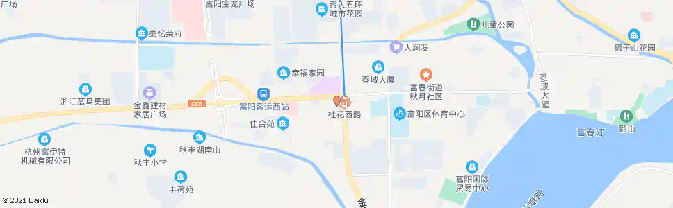 杭州今日庭院_公交站地图_杭州公交_妙搜公交查询2024