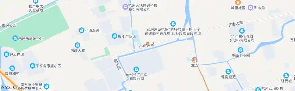 杭州乾塘路宁桥大道_公交站地图_杭州公交_妙搜公交查询2024