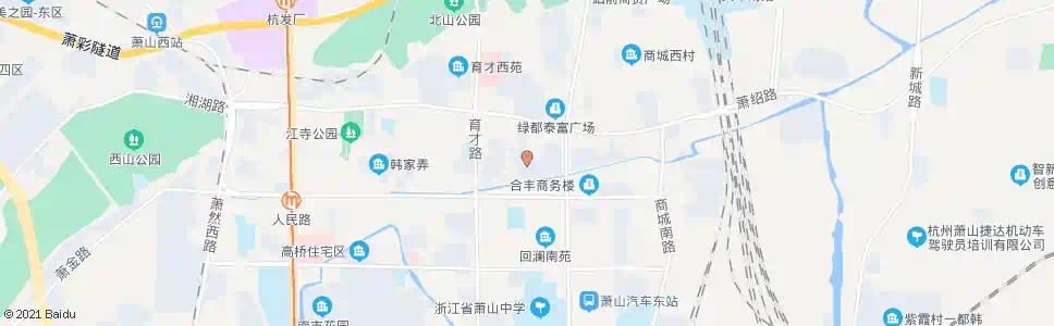 杭州回澜北苑_公交站地图_杭州公交_妙搜公交查询2024