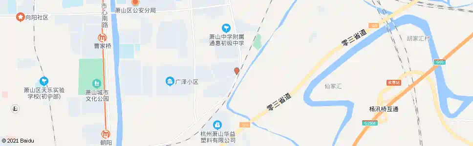 杭州曾家桥_公交站地图_杭州公交_妙搜公交查询2024