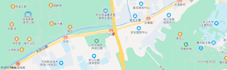 杭州汽车西站(长运场站)_公交站地图_杭州公交_妙搜公交查询2024
