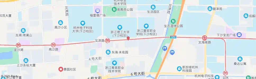 杭州二号大街九号路口_公交站地图_杭州公交_妙搜公交查询2024