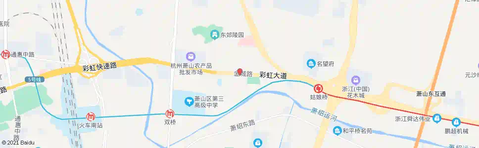 杭州涝湖社区_公交站地图_杭州公交_妙搜公交查询2024