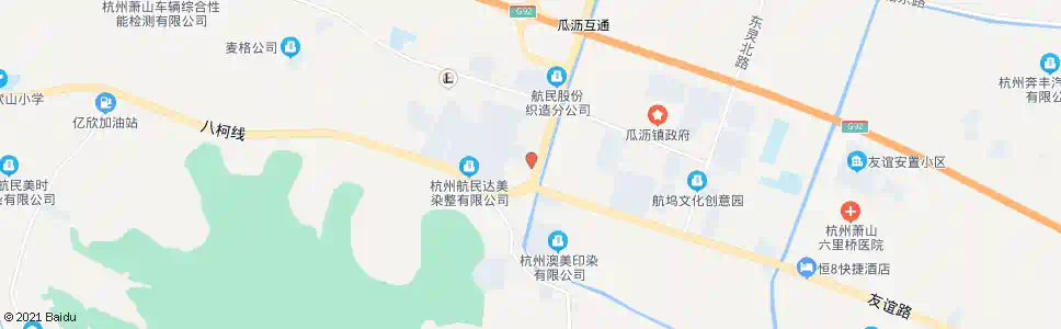 杭州瓜沥公交站_公交站地图_杭州公交_妙搜公交查询2024