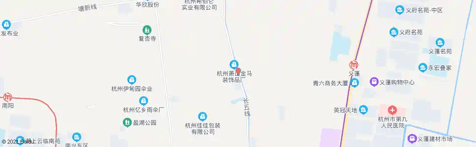 杭州白云服饰_公交站地图_杭州公交_妙搜公交查询2024