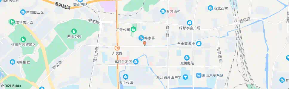 杭州竹林桥头_公交站地图_杭州公交_妙搜公交查询2024