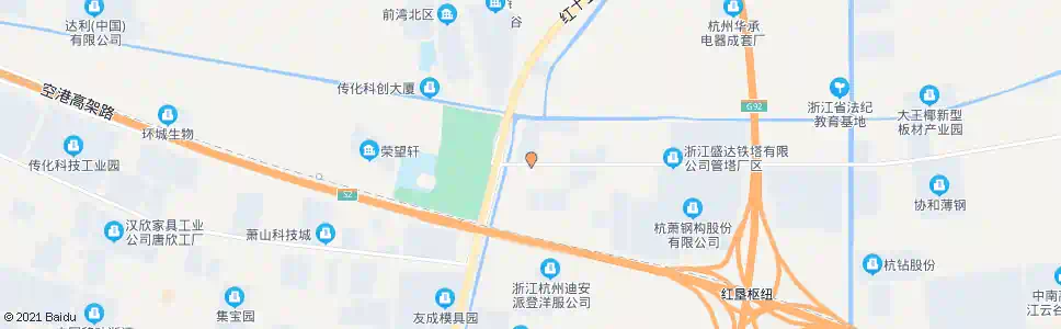 杭州省农业科技园_公交站地图_杭州公交_妙搜公交查询2024