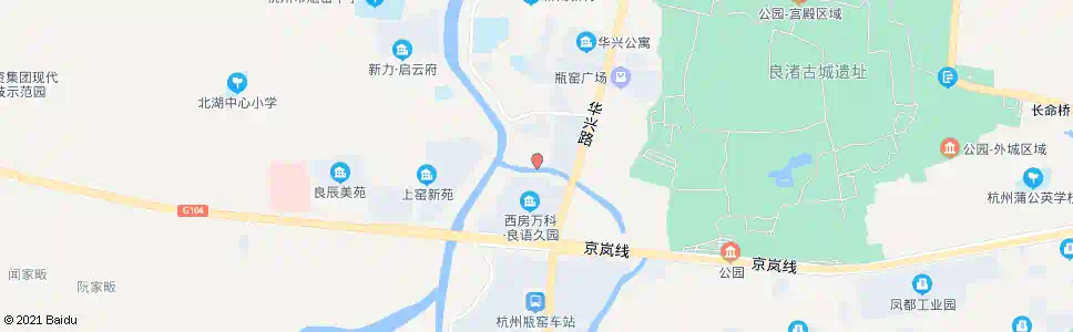 杭州瓶窑南站_公交站地图_杭州公交_妙搜公交查询2024