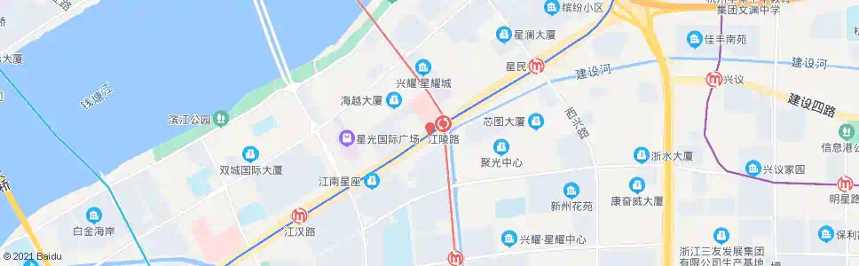 杭州共联村_公交站地图_杭州公交_妙搜公交查询2024