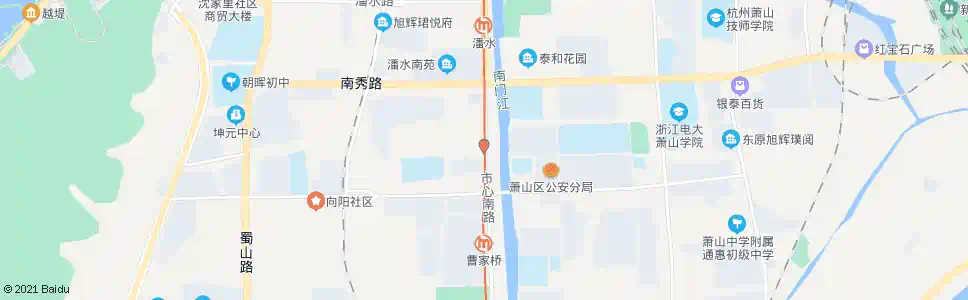 杭州戚家池_公交站地图_杭州公交_妙搜公交查询2024