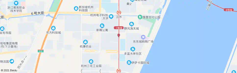 杭州二十五号路十号大街口_公交站地图_杭州公交_妙搜公交查询2024