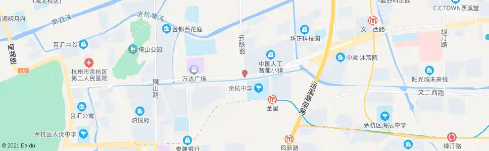 杭州金星村_公交站地图_杭州公交_妙搜公交查询2024